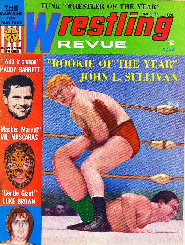 Wrestling Revue March 1970 Magazine PWcatalog