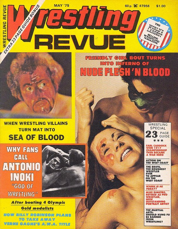 Wrestling Revue May 1975 Magazine PWcatalog