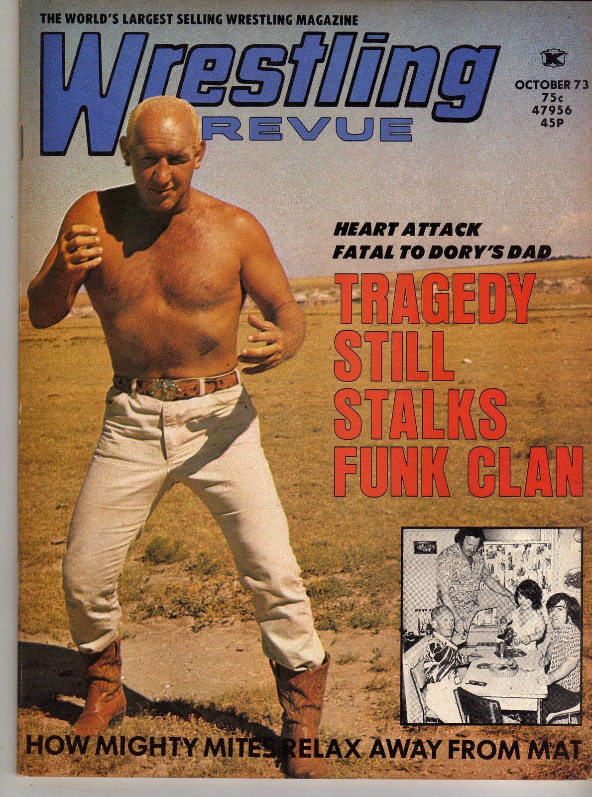 Wrestling Revue October 1973 Magazine PWcatalog