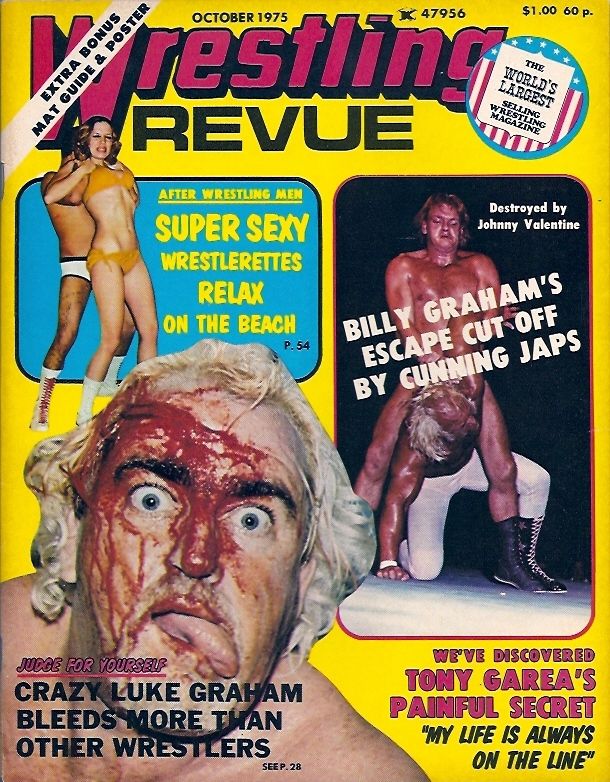 Wrestling Revue October 1975 Magazine PWcatalog