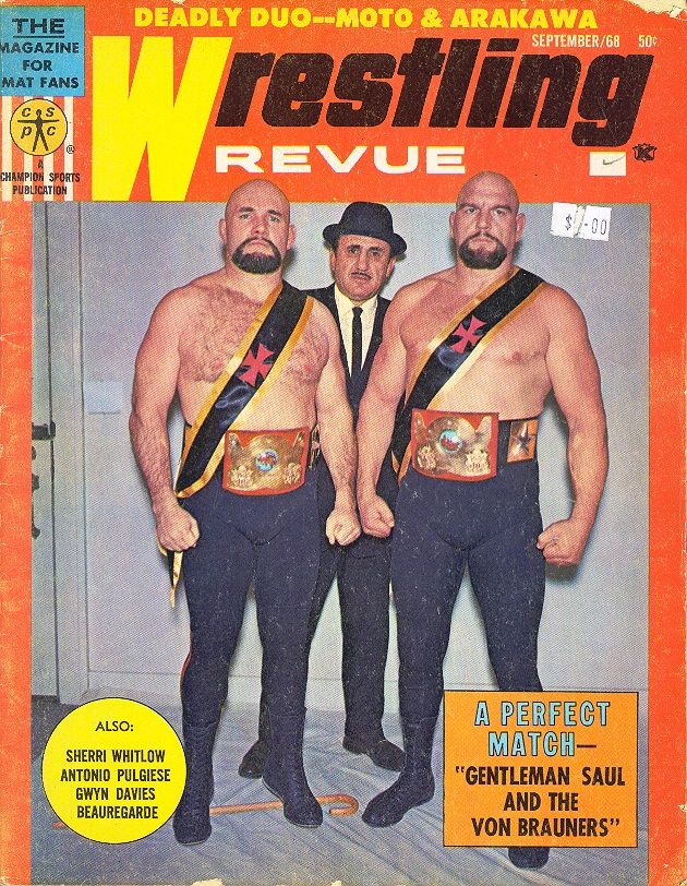 Wrestling Revue September 1968 Magazine PWcatalog