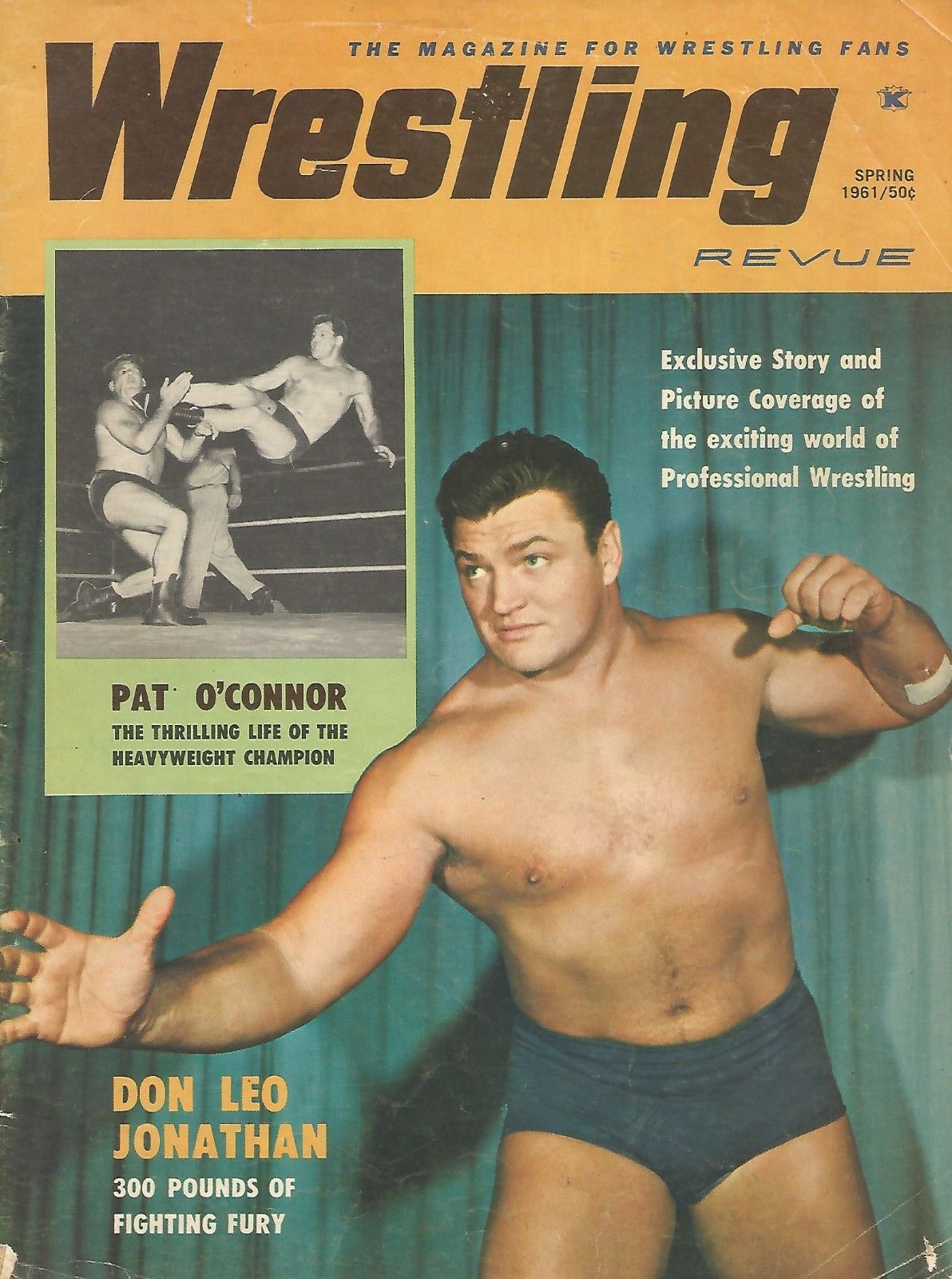 Wrestling Revue Spring 1961 Magazine PWcatalog