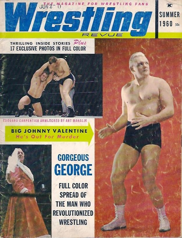 Wrestling Revue Summer 1960 Magazine PWcatalog