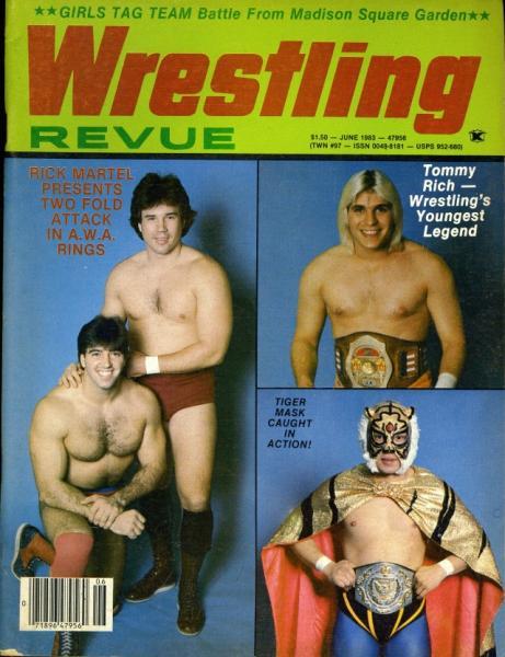 Wrestling Revue June 1983 Magazine PWcatalog