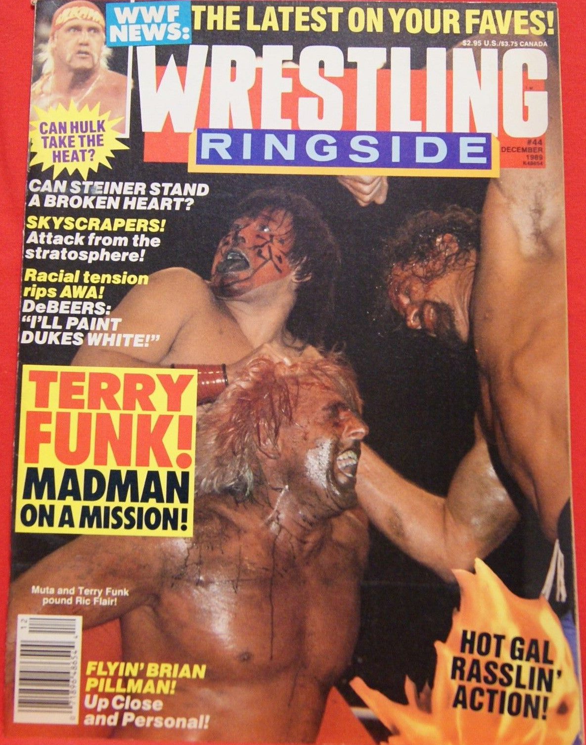 Wrestling Ringside December 1989 Magazine PWcatalog