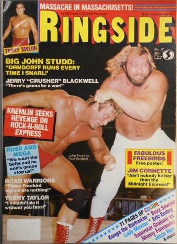Wrestling Ringside January 1986 Magazine PWcatalog