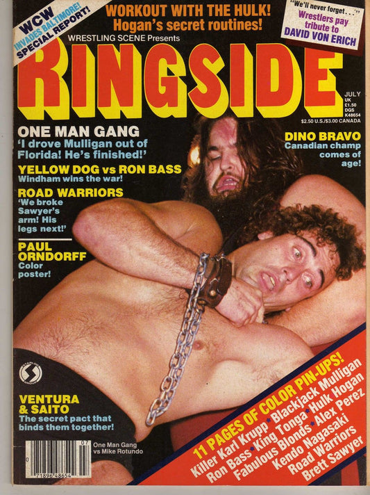 Wrestling Ringside July 1984 Magazine PWcatalog