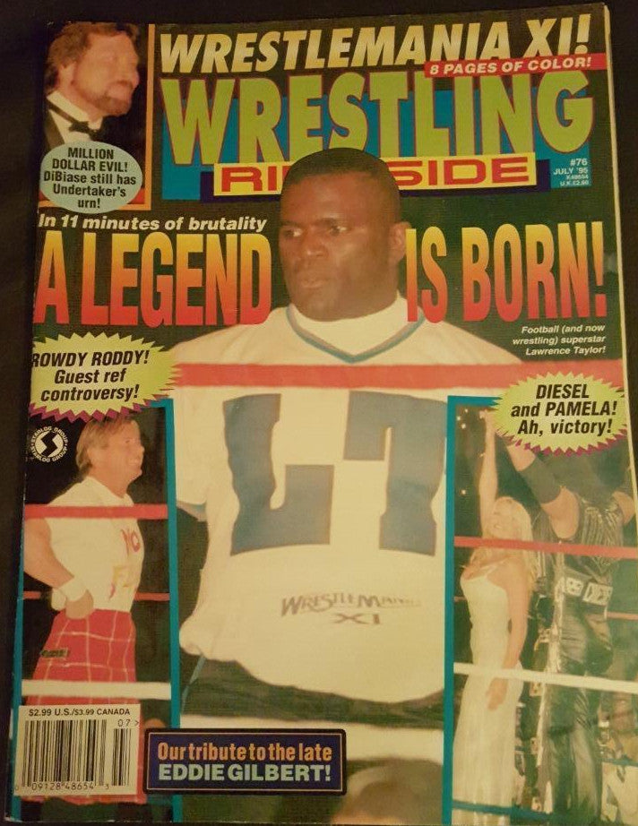 Wrestling Ringside July 1995 Magazine PWcatalog