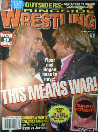 Wrestling Ringside March 1997 Magazine PWcatalog