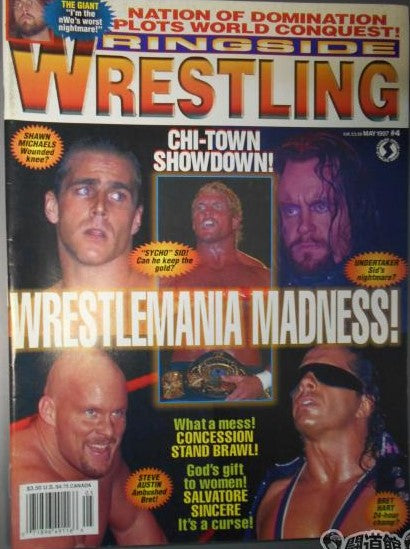 Wrestling Ringside May 1997 Magazine PWcatalog
