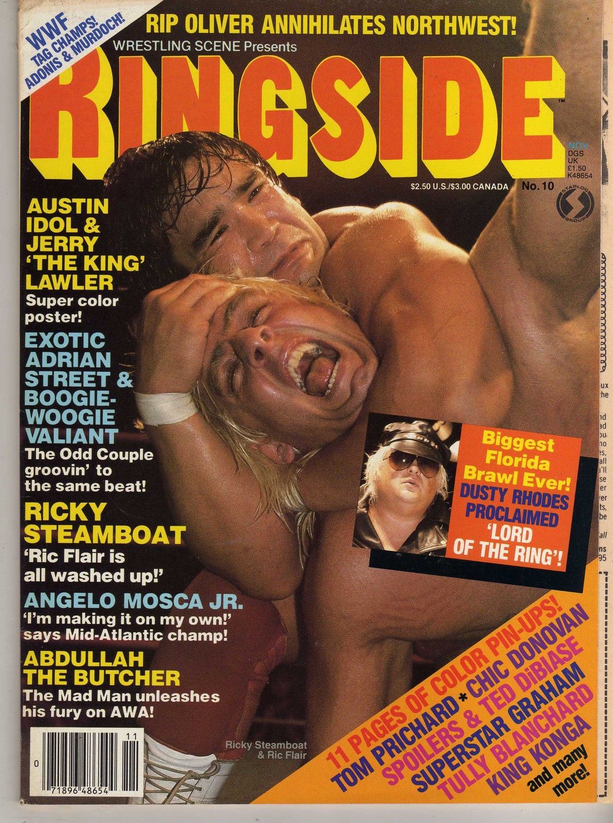 Wrestling Ringside November 1984 Magazine PWcatalog