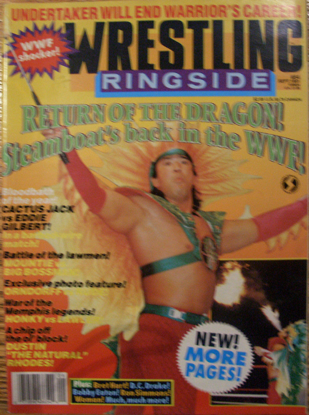 Wrestling Ringside September 1991 Magazine PWcatalog