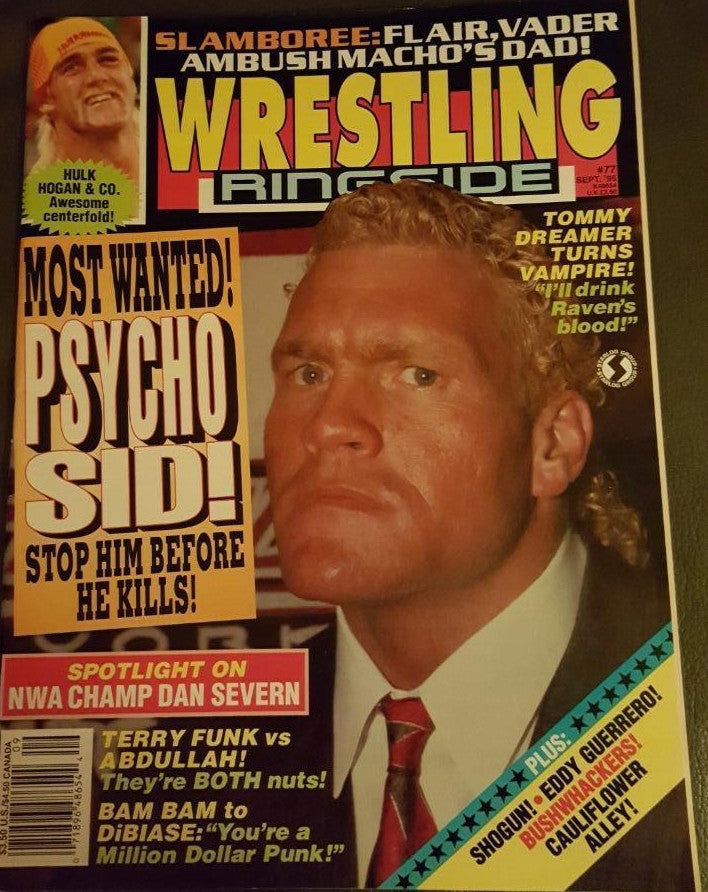 Wrestling Ringside September 1995 Magazine PWcatalog