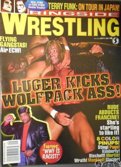Wrestling Ringside September 1997 Magazine PWcatalog
