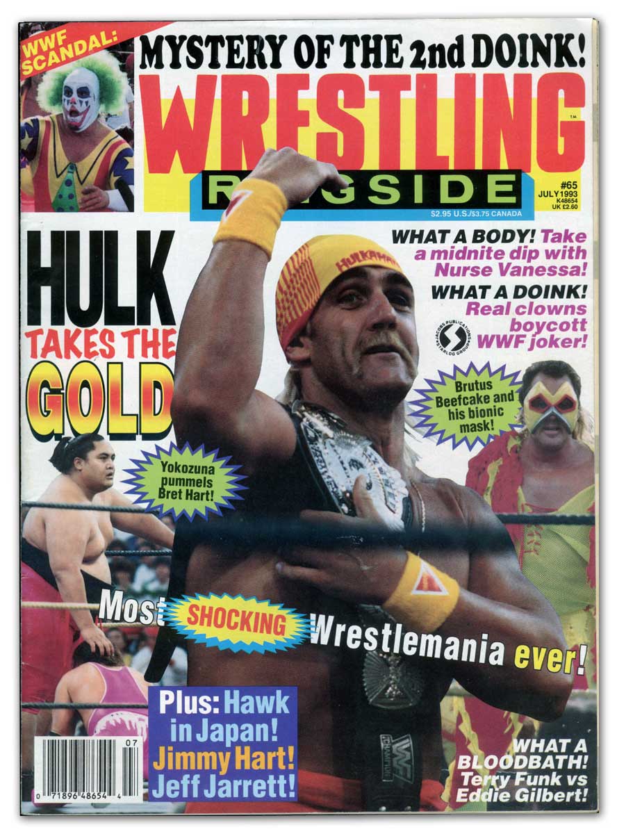 Wrestling Ringside July 1993 Magazine PWcatalog