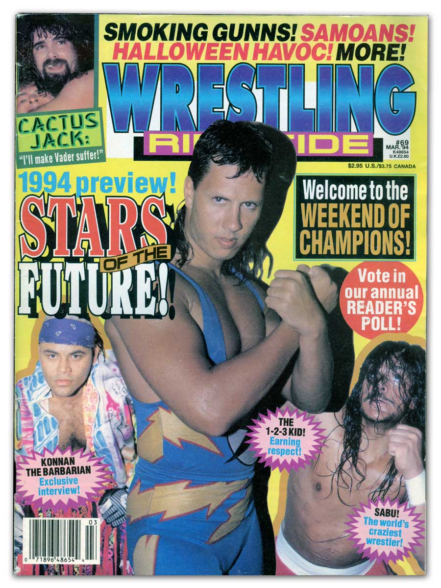 Wrestling Ringside March 1994 Magazine PWcatalog