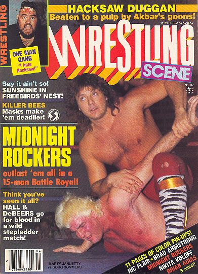 Wrestling Scene April 1987 Magazine PWcatalog