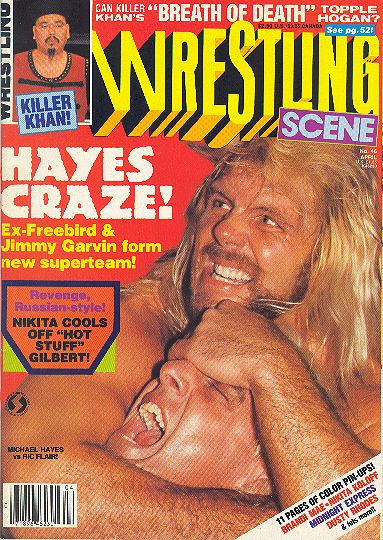 Wrestling Scene April 1988 Magazine PWcatalog