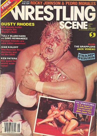 Wrestling Scene August 1983 Magazine PWcatalog