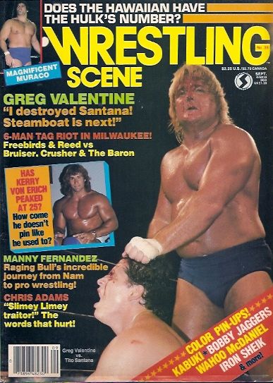 Wrestling Scene August 1985 Magazine PWcatalog