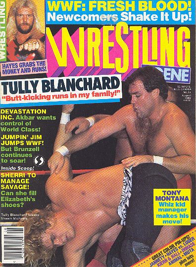 Wrestling Scene August 1989 Magazine PWcatalog