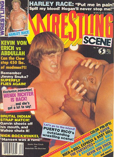 Wrestling Scene December 1986 Magazine PWcatalog