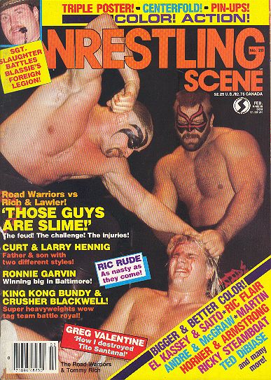 Wrestling Scene February 1985 Magazine PWcatalog