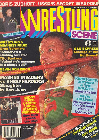 Wrestling Scene February 1986 Magazine PWcatalog