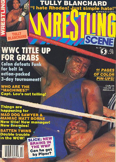 Wrestling Scene February 1987 Magazine PWcatalog