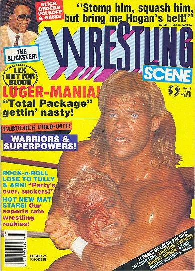 Wrestling Scene February 1988 Magazine PWcatalog