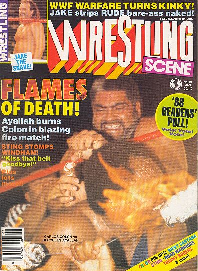 Wrestling Scene January 1989 Magazine PWcatalog