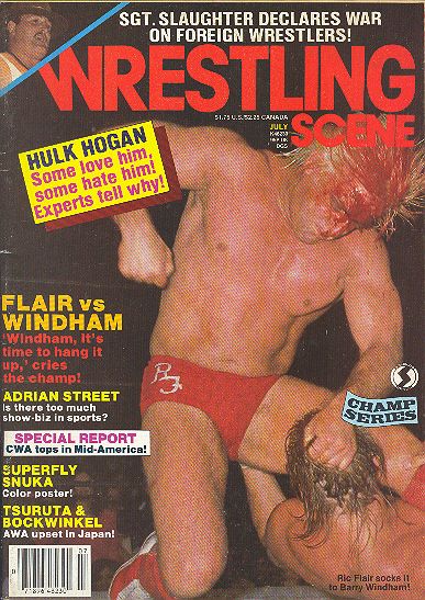 Wrestling Scene July 1984 Magazine PWcatalog