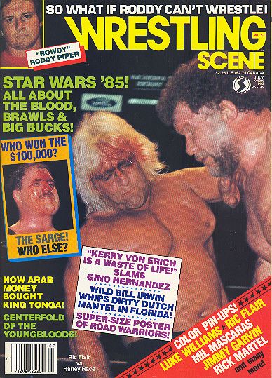 Wrestling Scene July 1985 Magazine PWcatalog