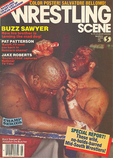 Wrestling Scene March 1984 Magazine PWcatalog