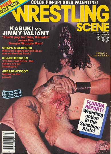 Wrestling Scene November 1983 Magazine PWcatalog