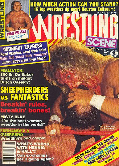 Wrestling Scene October 1986 Magazine PWcatalog