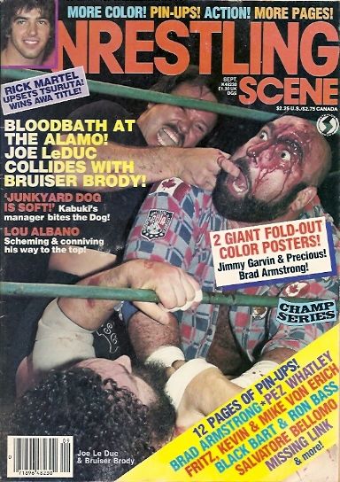Wrestling Scene September 1984 Magazine PWcatalog