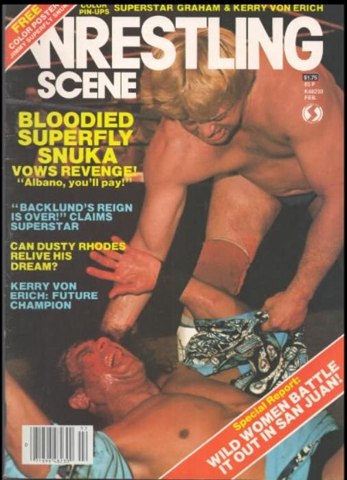 Wrestling Scene February 1982 Magazine PWcatalog