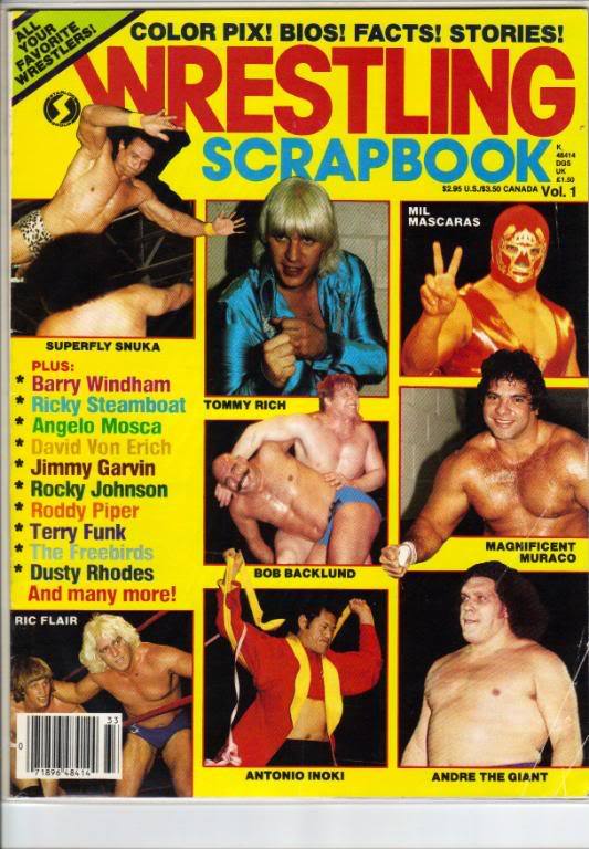 Wrestling Scrapbook 1983 Magazine PWcatalog