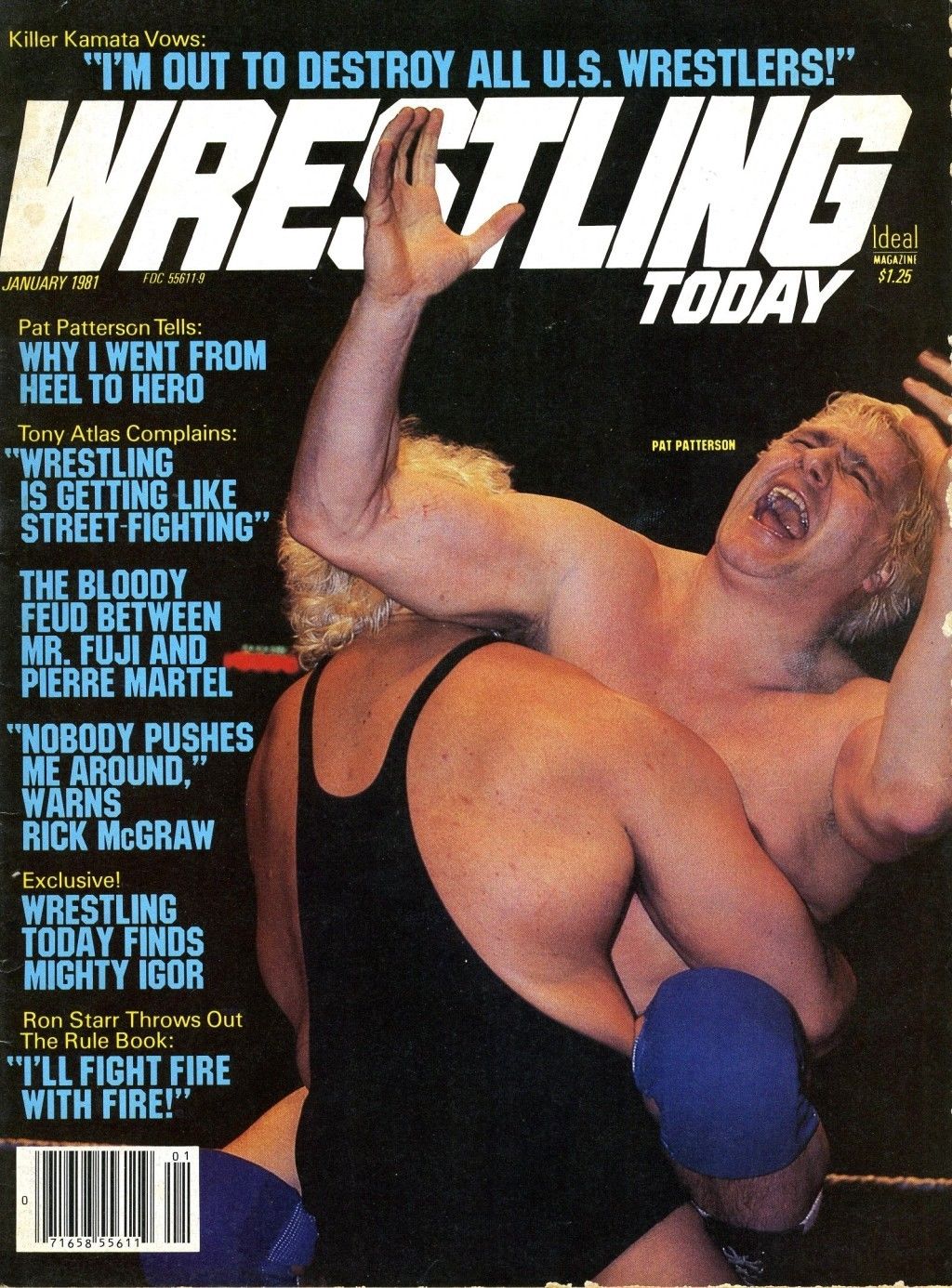 Wrestling Today January 1981 Magazine PWcatalog