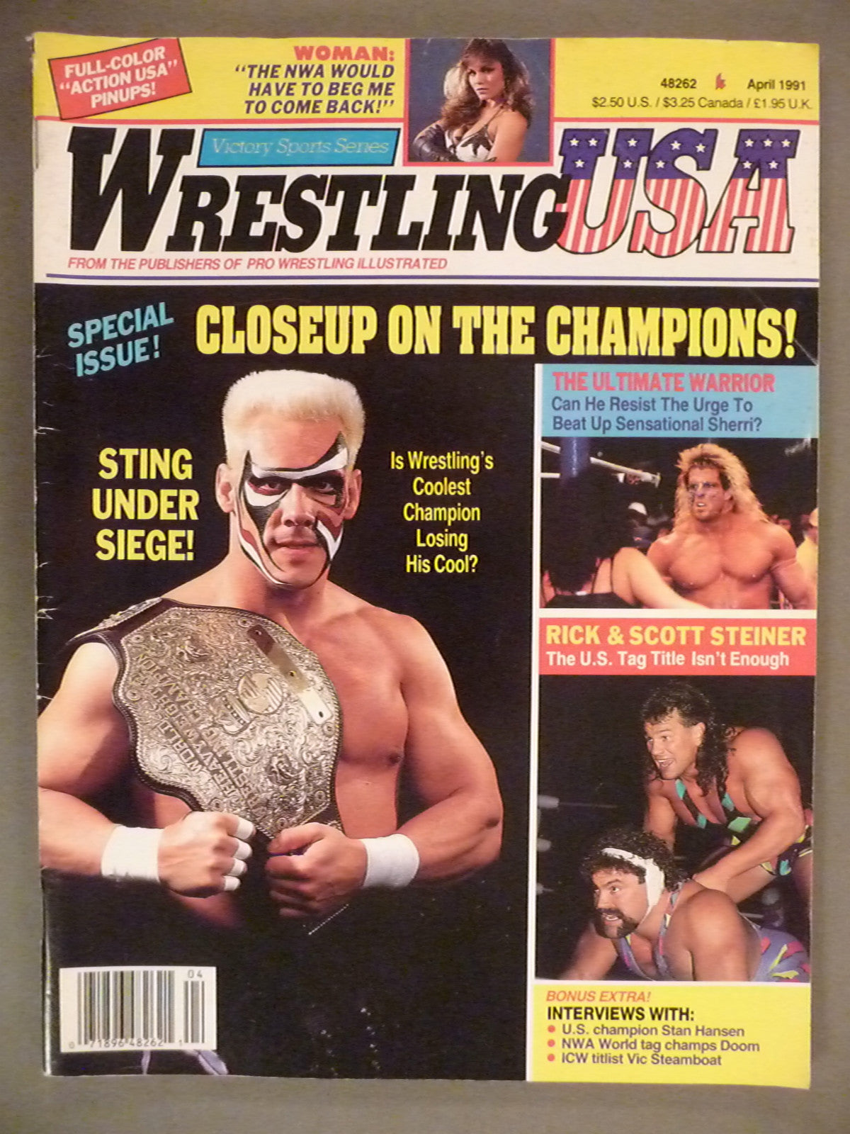 Wrestling USA April 1991 Magazine PWcatalog