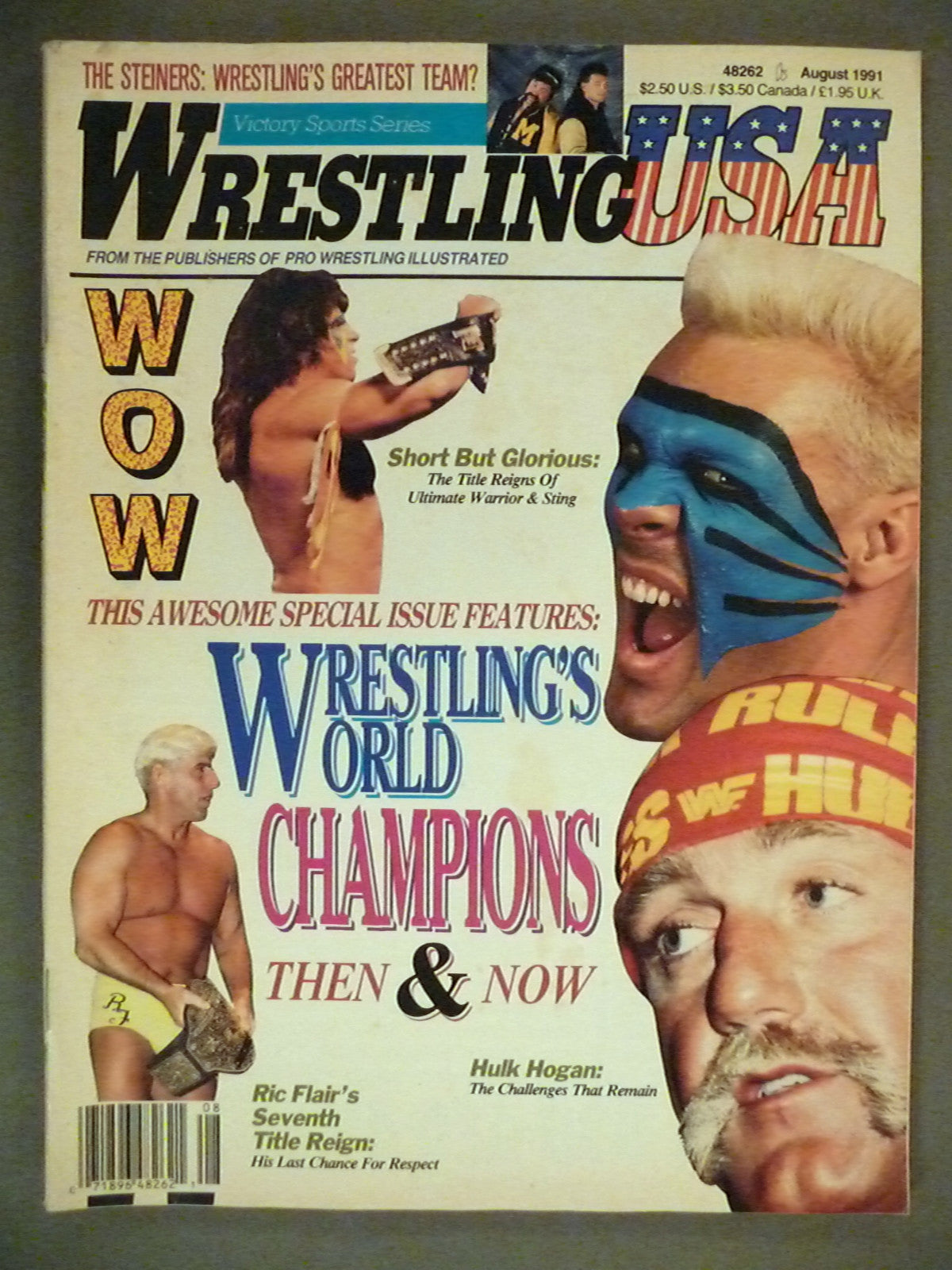 Wrestling USA August 1991 Magazine PWcatalog
