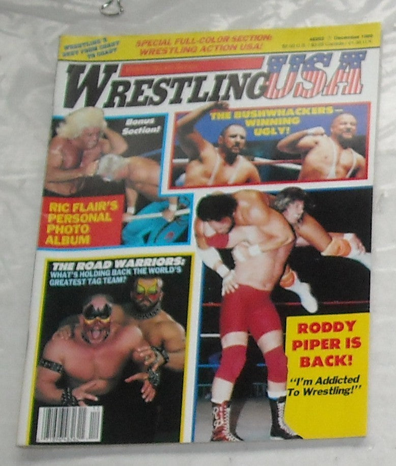 Wrestling USA December 1989 Magazine PWcatalog