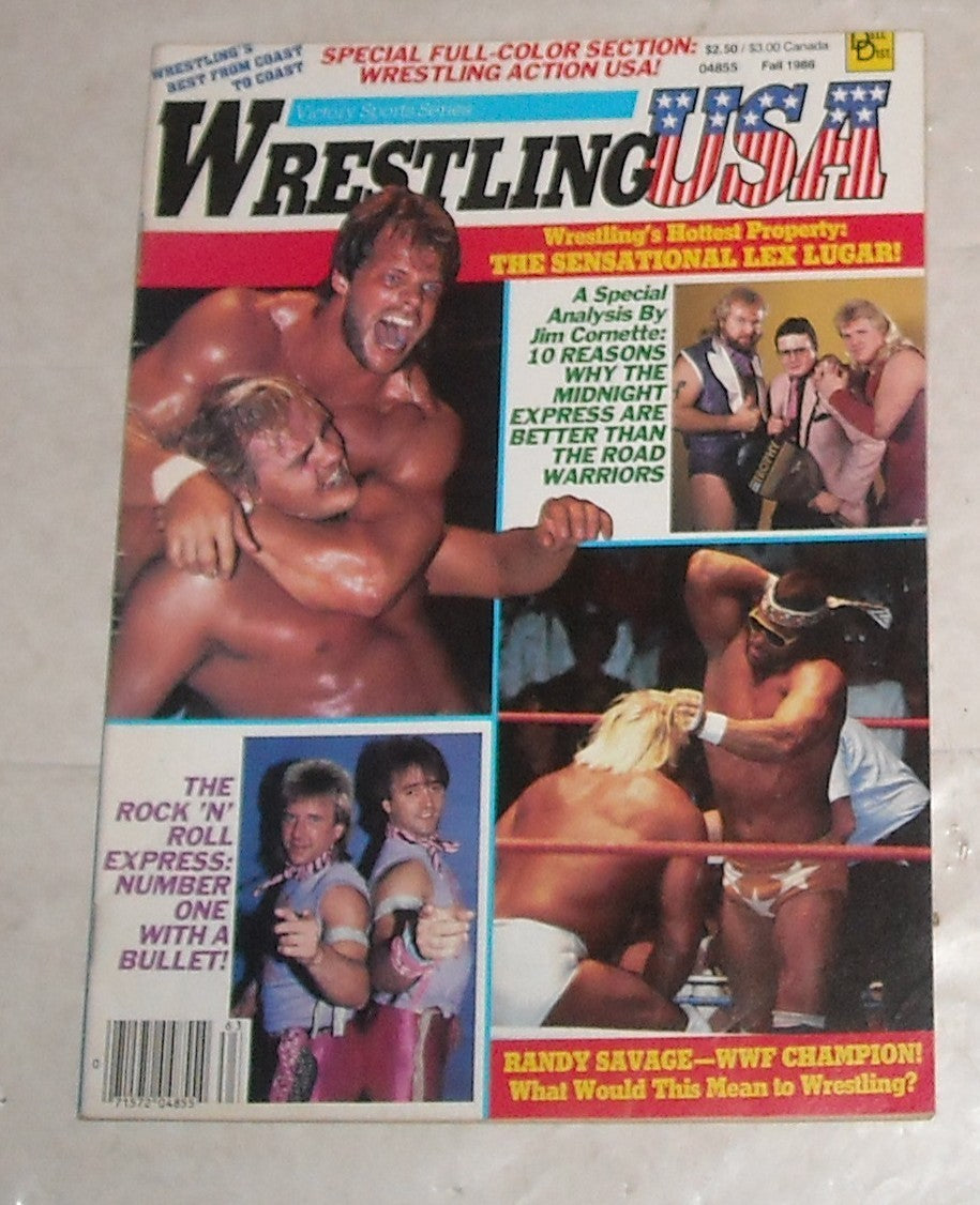 Wrestling USA Fall 1986 Magazine PWcatalog