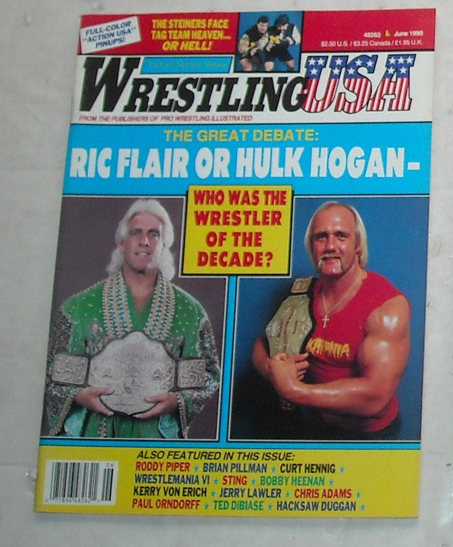 Wrestling USA June 1990 Magazine PWcatalog
