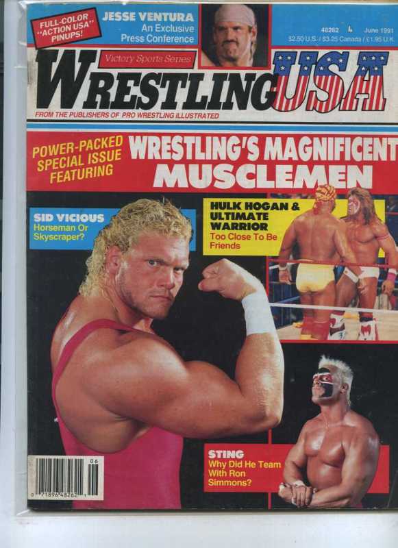 Wrestling USA June 1991 Magazine PWcatalog
