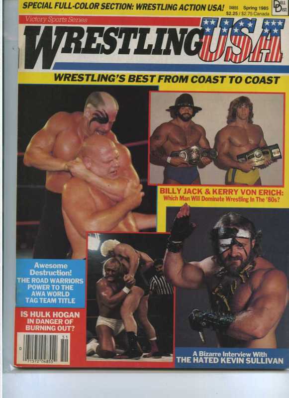 Wrestling USA Spring 1985 Magazine PWcatalog