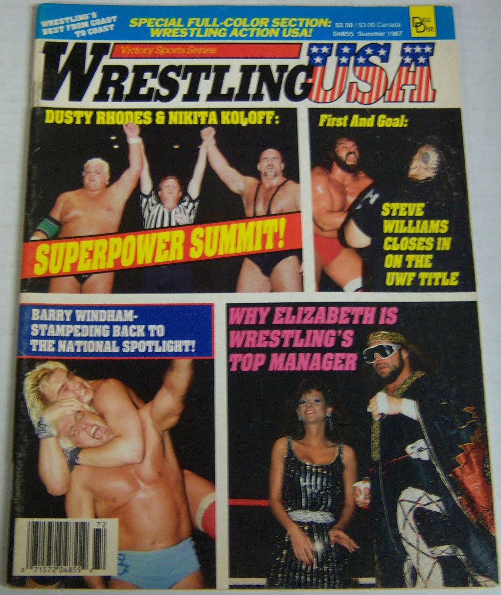 Wrestling USA Summer 1987 Magazine PWcatalog