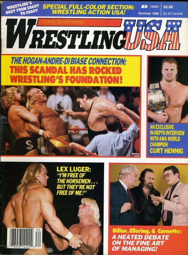 Wrestling USA Summer 1988 Magazine PWcatalog