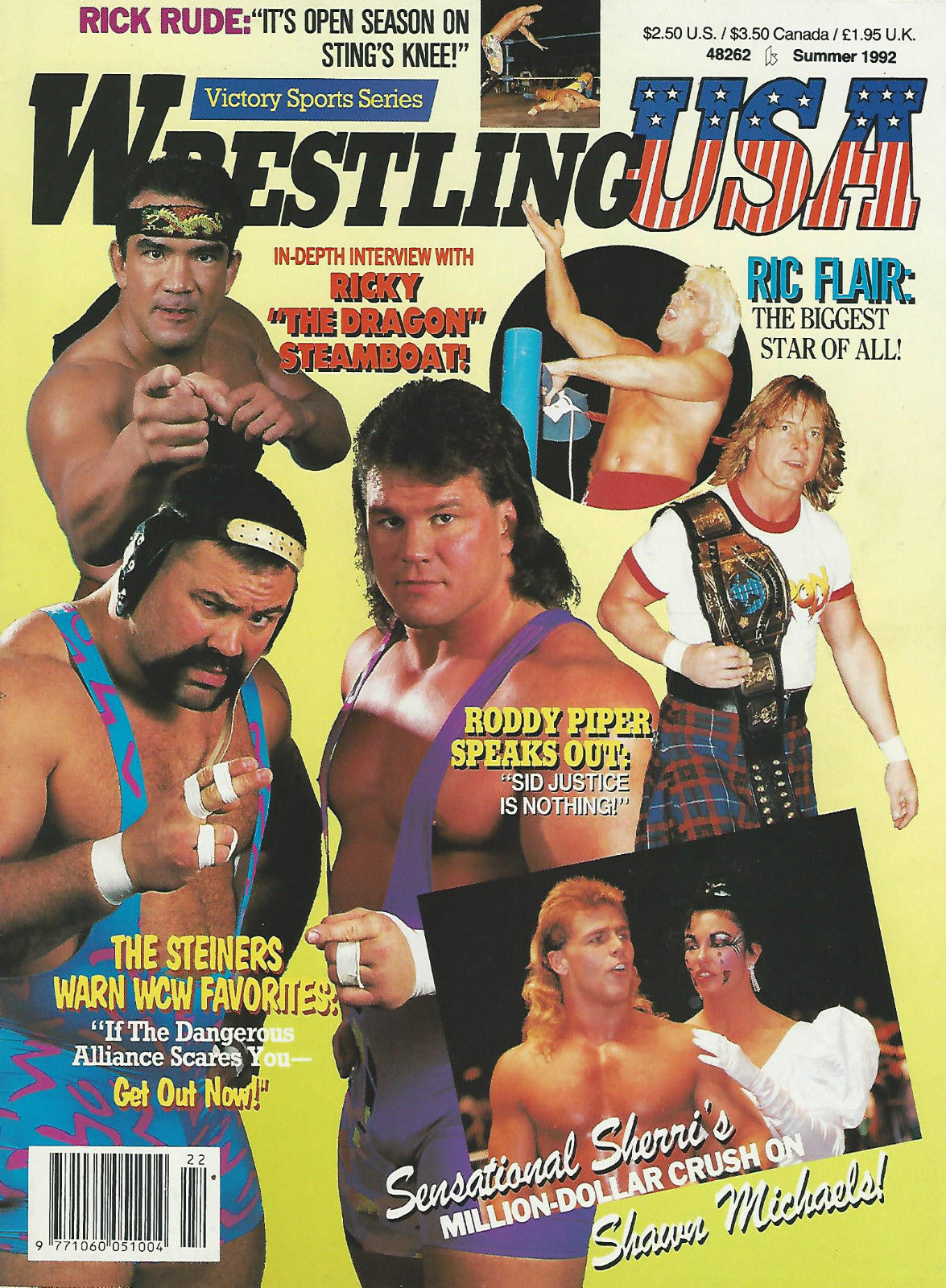 Wrestling USA Summer 1992 Magazine PWcatalog